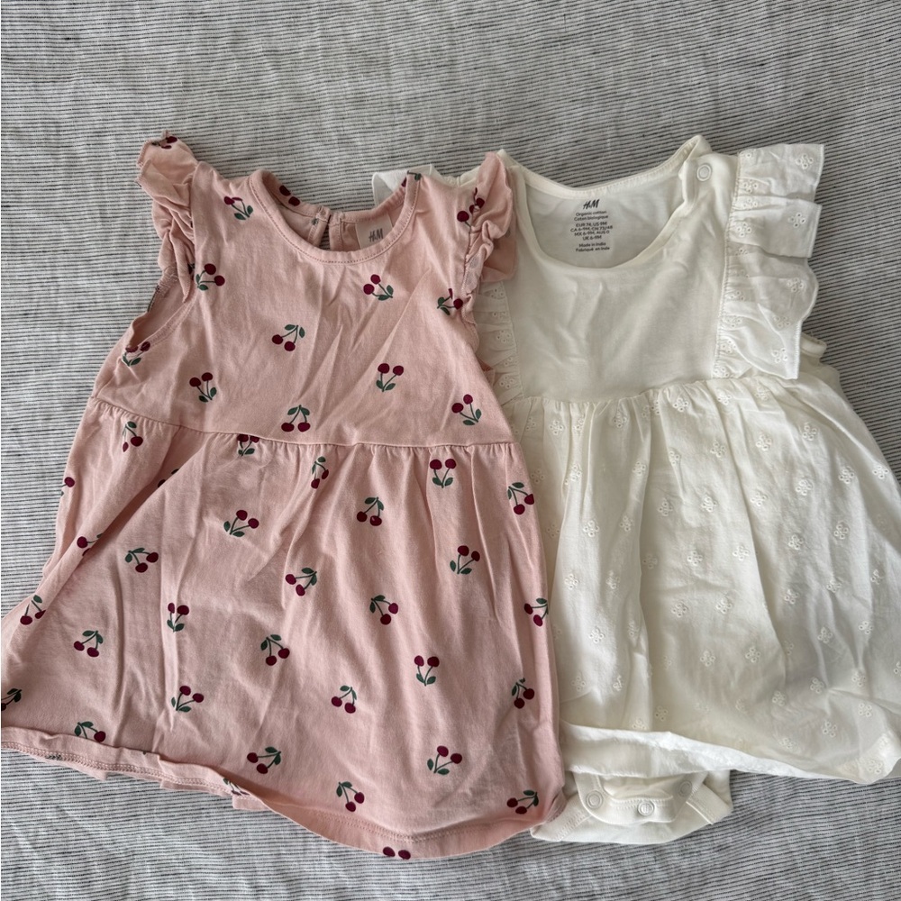 H&M Dresses (2), 6-9 months, NEW